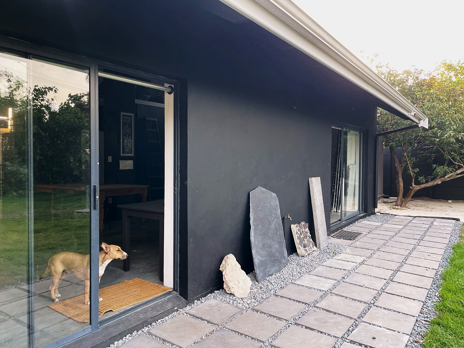 Studio glass doors